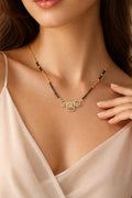 Diamond Circle Mangalsutra Necklace for Women